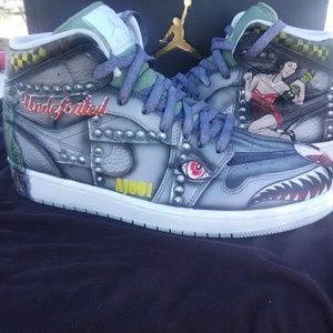 SOLD   Air Jordan 1 warhawk custom see discription